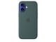 Mobile - Covers & Cases - Apple iPhone 16 Silicone Case with MagSafe - Lake Green - MYY83ZM/A