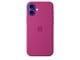 Mobile - Covers & Cases - Apple iPhone 16 Plus Silicone Case with MagSafe - Fuchsia - MYYE3ZM/A