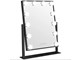 Sminkspeglar - UNIQ New York Mega Makeup Mirror with 12 LED lights - Black - 7275-1
