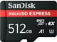 Flashram & USB Flash Drives - SANDISK microSD Express - 880MB/s - 512GB - SDSQXFN-512G-GN4NN