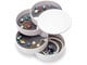 Annan personlig vård - UNIQ Rotatable Round Jewelry Box with 4 Compartments – White - 6844
