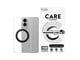 Mobile - Covers & Cases - CARE by PanzerGlass Feature Case Transparent w. Black Kickstand & Qi Compatible Samsung S25 Edge - CR43380
