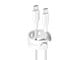 USB-kabel - empower by PanzerGlass Racing 60W USB-C to USB-C Cable | USB 2.0 | 2M | Silver White - EM85432