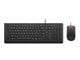 Tangentbord - Lenovo Essential Wired Combo - Tastatur & Mus set - Norsk - Svart - 4X31R64425