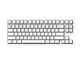 Tangentbord - Wooting 80HE - US-ANSI - Linear60 - Zinc Alloy - Gaming Keyboard - Utan numpad - US International - Vit - WK5-US2-L60-ZWH1