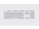 Tangentbord - Wooting PBT ISO Keycaps - Just White - Knappsats - Nordisk - Vit - KC3-NR1-PDS-WH1
