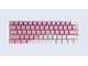 Tangentbord - Wooting Magnetic Waves ANSI Keycaps - Blossom Pink edition - Knappsats - Engelska (US) - Rosa - KC2-US2-MGW-PK01