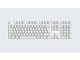 Tangentbord - Wooting PBT ISO (UK) & ANSI (US) Keycaps - Just White - Knappsats - Engelska (US) - Vit - KC3-USUK4-PDS-WH1