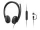 Hörlurar / Headset - Lenovo Wired VoIP Headset 5000 (Teams) USB-C - 4XD1R88995