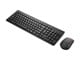 Tangentbord - Lenovo Essential Wireless Combo Gen 2 - keyboard and mouse set - QWERTY - Swedish/Finnish - black Input Device - Tastatur & Mus set - Svenska/finska - Svart - 4X31R64485