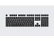 Tangentbord - Wooting PBT ISO Keycaps - Just Black - Knappsats - Tysk - Svart - KC3-DE1-PDS-BK1