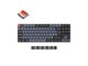 Tangentbord - Keychron K1 Pro QMK/VIA Wireless RGB Hot Swap Low Profile Red - Gaming Keyboard - Utan numpad - Nordisk - Svart - K1P-H1P-BO