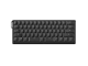 Tangentbord - Wooting 60HE v2 - US-ANSI - Split - Aluminum - Gaming Keyboard - Utan numpad - Engelska (US) - Svart - WK3C-USSP1-TIK-ABK1