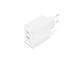 Laddare - Lenovo Dual USB-C 65W GaN Charger - G0A6065WEU