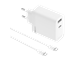 Mobile - Adapters & Chargers - realme SUPERVOOC 80W Dual Ports GaN Adapter with Type-C Cable - White - 631451000024
