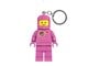 Skoltillbehör - LEGO 4006036-KE10HP Minifigur LED-nyckelring Astronaut Pink - 4006036-KE10HP