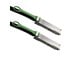 Systemtillbehör - Amphenol DGX Spark 400-Gigabit Ethernet Passive Direct Attach QSFP-112G-PAM4 Cable (32-AWG) - SF-NJAAKK0006-000.5M