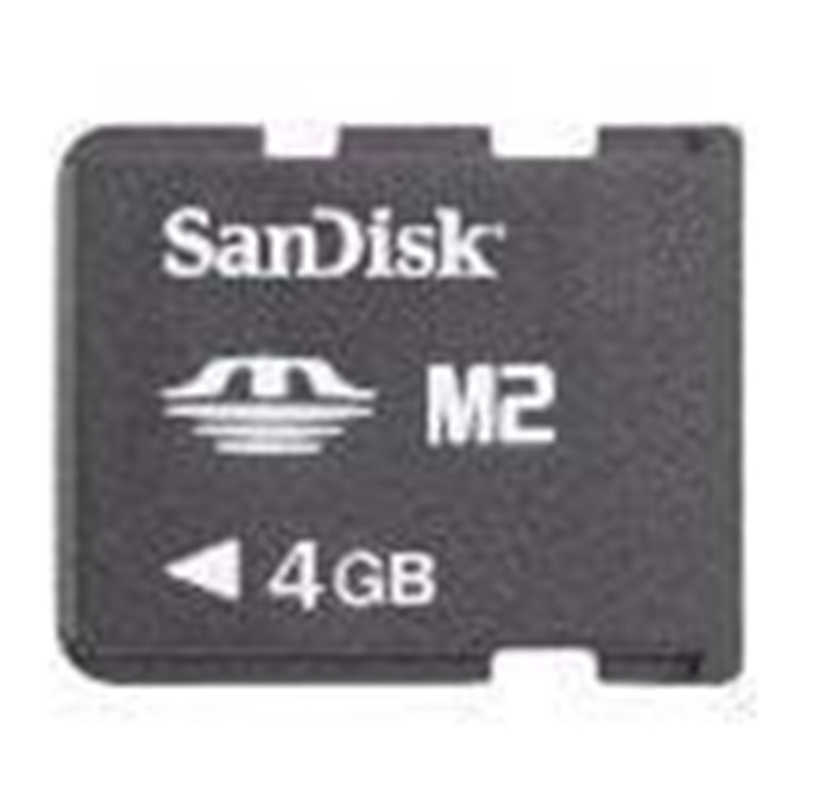 Flashram & USB Flash Drives - SANDISK Memory Stick Micro M2 4 - SDMSM2-4096-E12M
