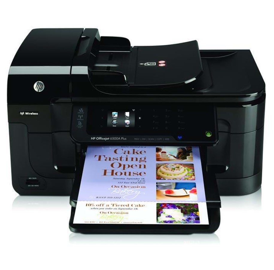 Skrivare - HP Officejet 6500A Plus e-All-in-One - Färg - Bläck - CN557A#BEQ