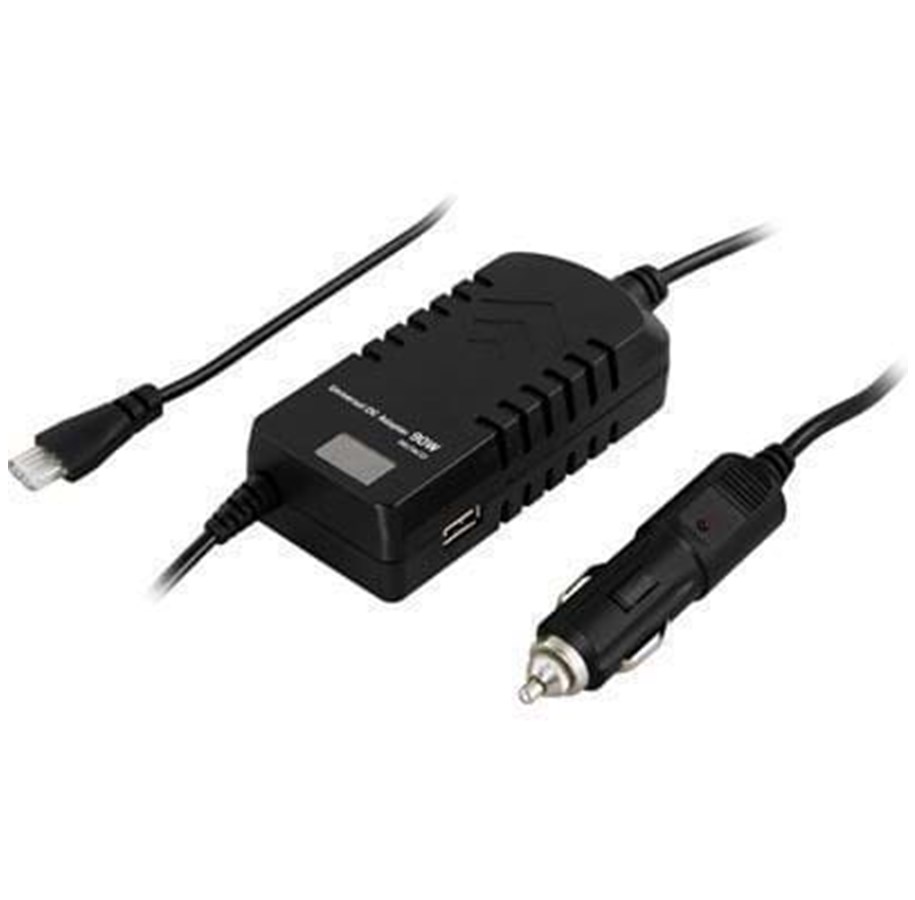 Laddare - Deltaco Universal biladapter för bärbara - SDR-90WDU