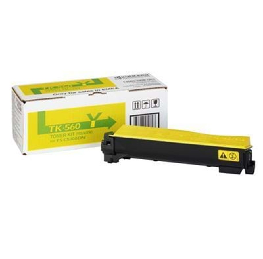 Skrivartillbehör-bläck-toner - Kyocera TK 560Y Toner Yellow - Tonerkassett Yellow - 0T2HNAEU