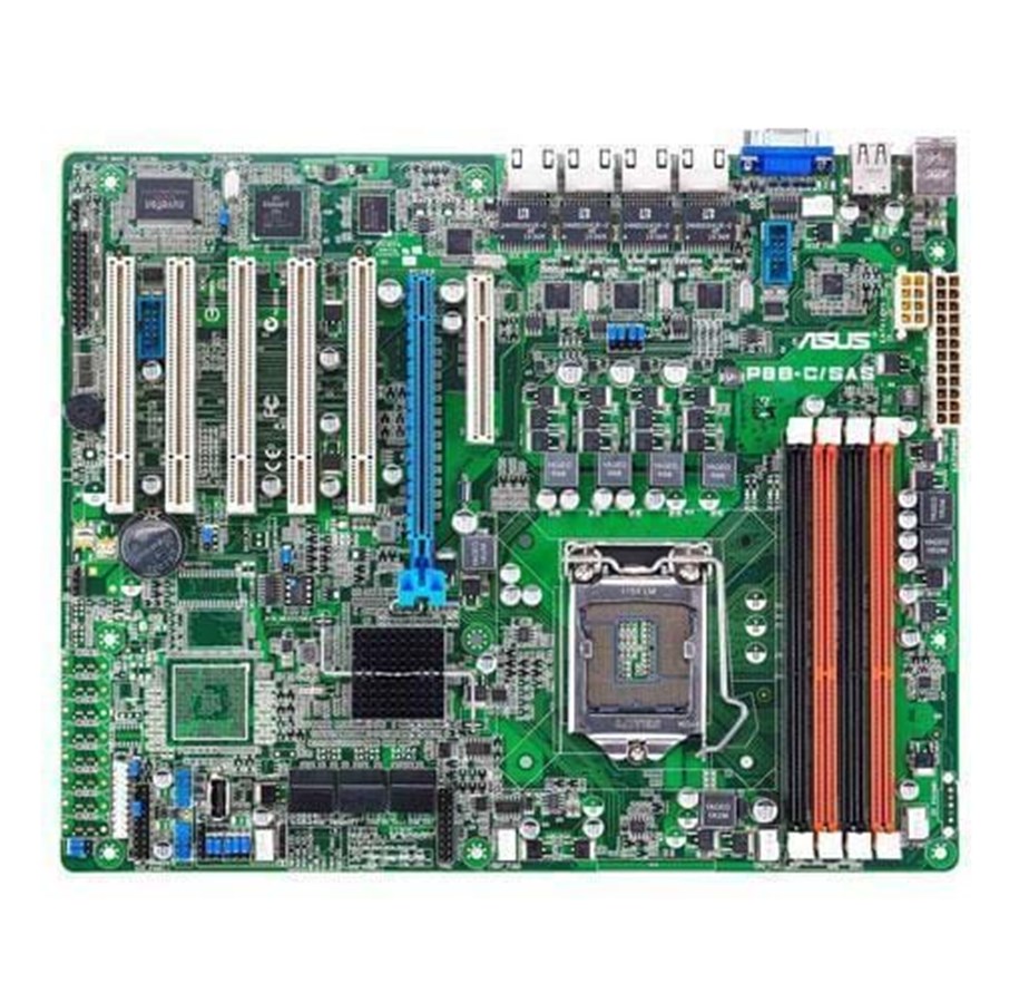 ASUS P8B C 4L Moderkort Intel C202 Intel LGA1155 Socket DDR3 RAM 