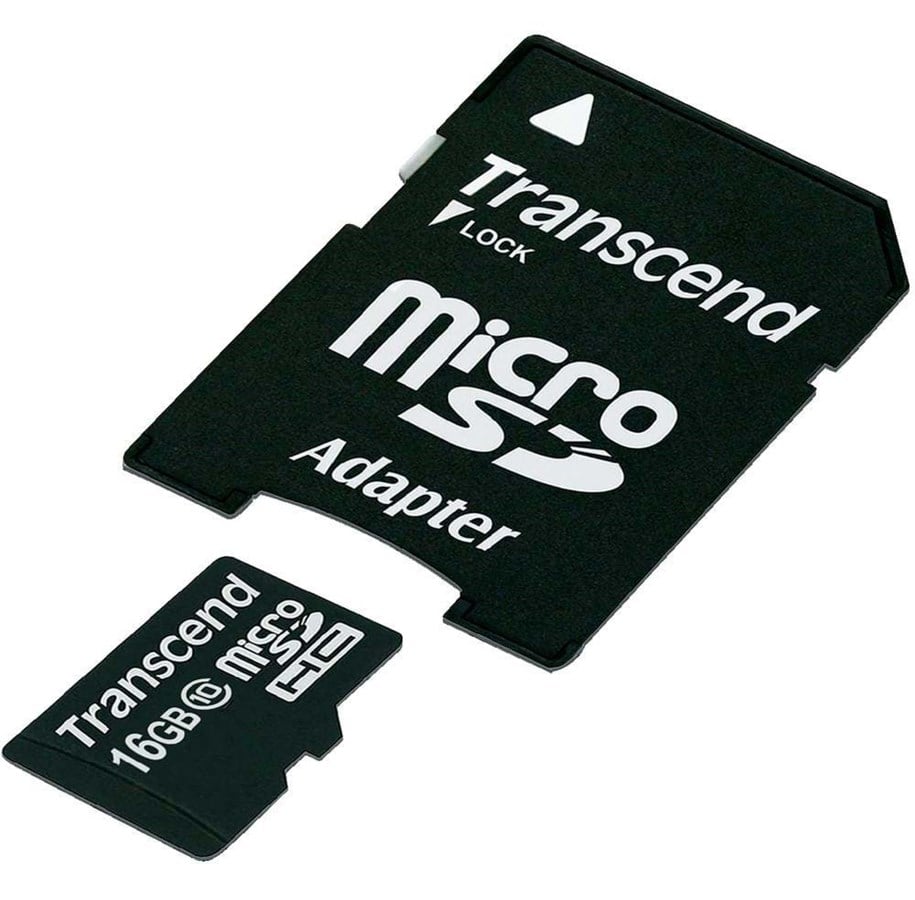 Flashram & USB Flash Drives - Transcend MicroSDHC - 16 GB - TS16GUSDHC10