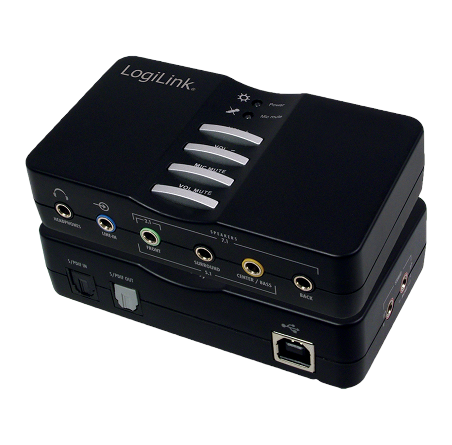 Ljudkort - LogiLink USB Sound Box Dolby 7,1 - UA0099