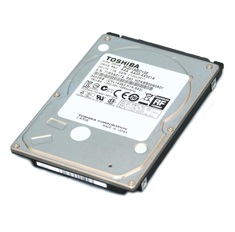Hårddisk - Toshiba MQ01ABD HDD MQ01ABD100 - 1TB - Hårddisk - MQ01ABD100 - SATA-300 - 2,5" - MQ01ABD100