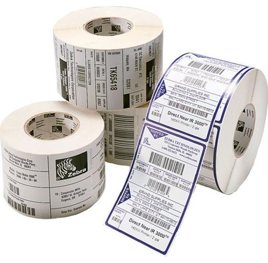 Papper, Fotopapper & Etiketter - Zebra Z-Select 2000T - perforerade matta - 3006318