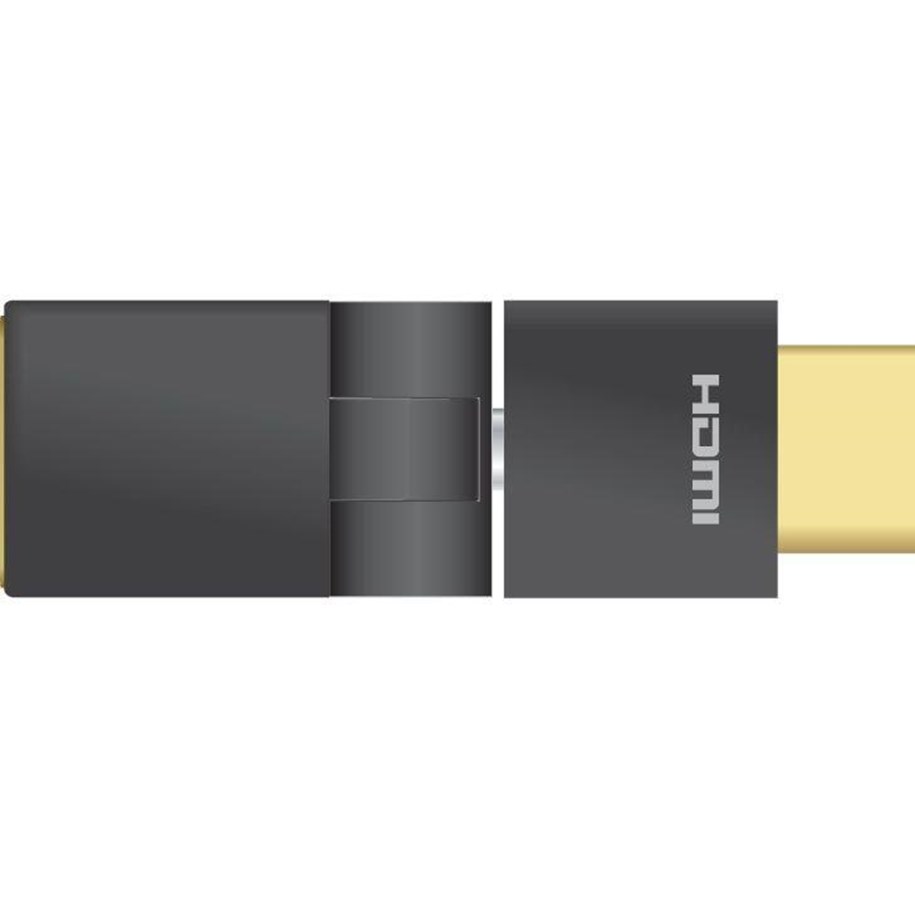 Övriga kablar - Bandridge Sinox vridbar HDMI™-adapter - Grå - SXV103