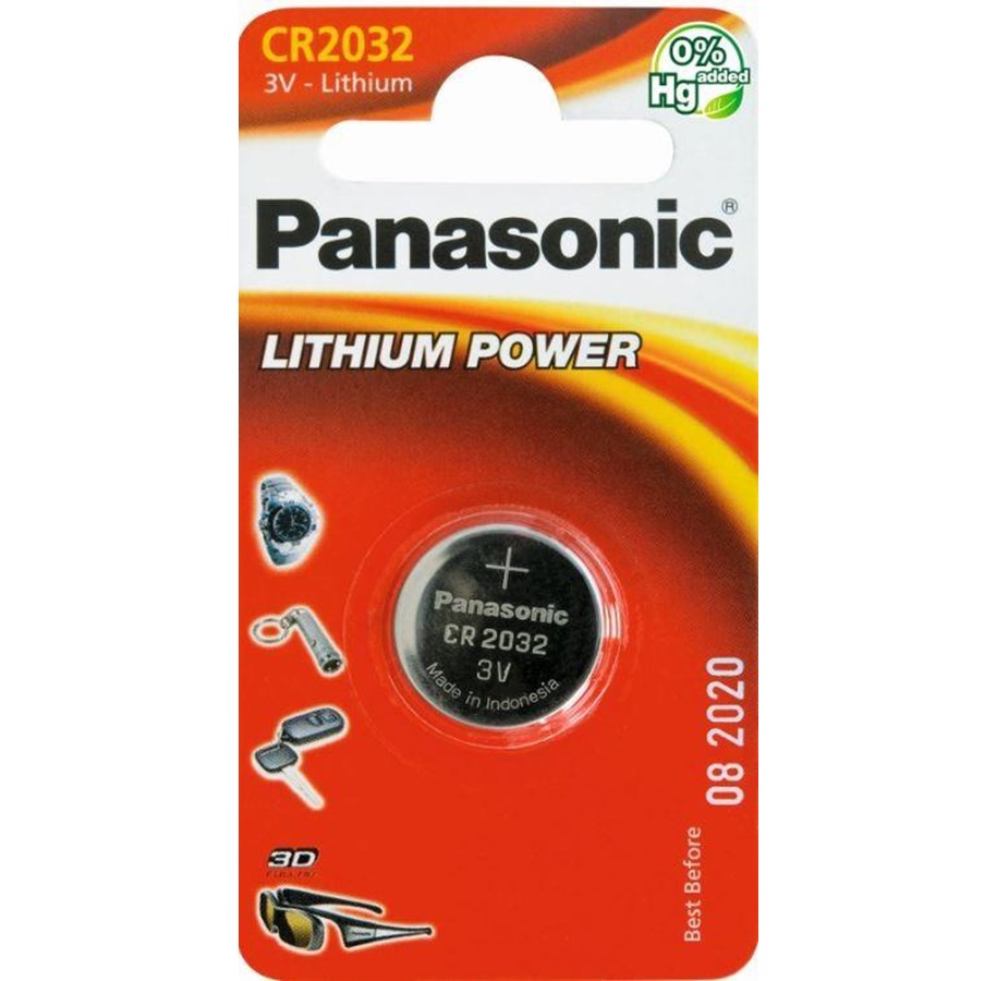 Battery - Panasonic CR-2032L/1BP - CR-2032L/1BP