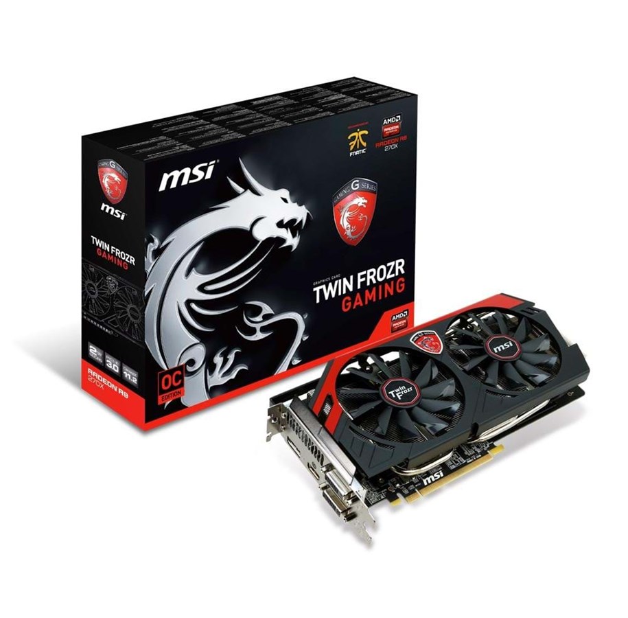 Grafikkort - MSI Radeon R9 270X - 2GB GDDR5 RAM - Grafikkort - R9 270X GAMING 2G