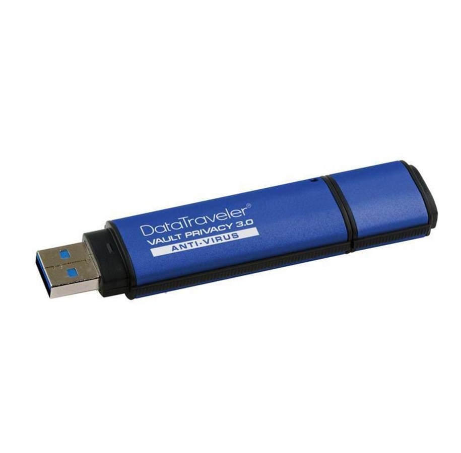 USB-minne - Kingston DataTraveler Vault 3,0 A - 16GB - 16GB - USB-minne - DTVP30AV/16GB