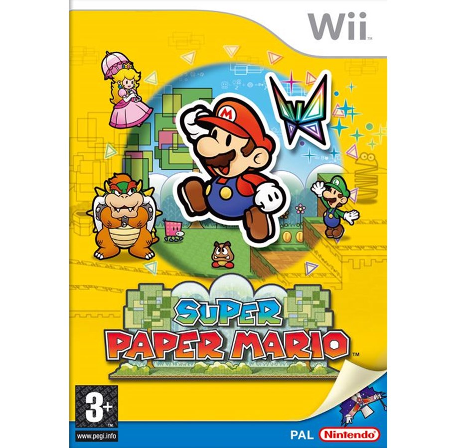 Spel - Super Paper Mario - Nintendo Wii - Action - 045496366308
