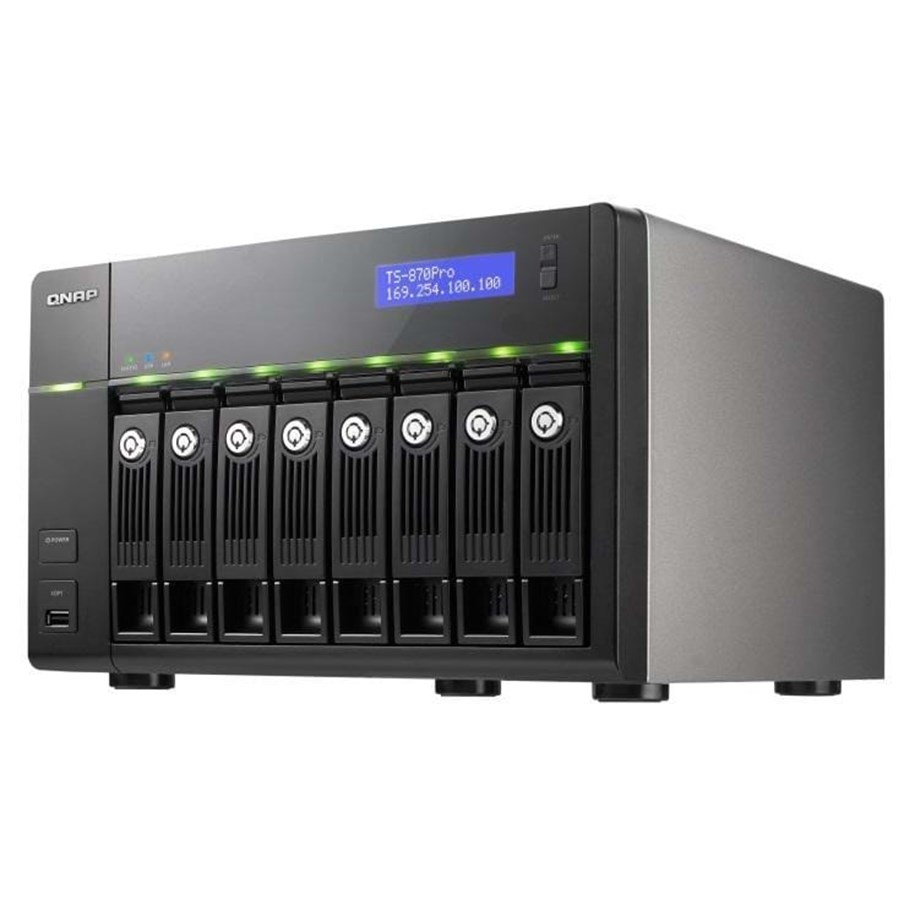 QNAP TS870 Pro Turbo NAS NASserver 0 GB Billig