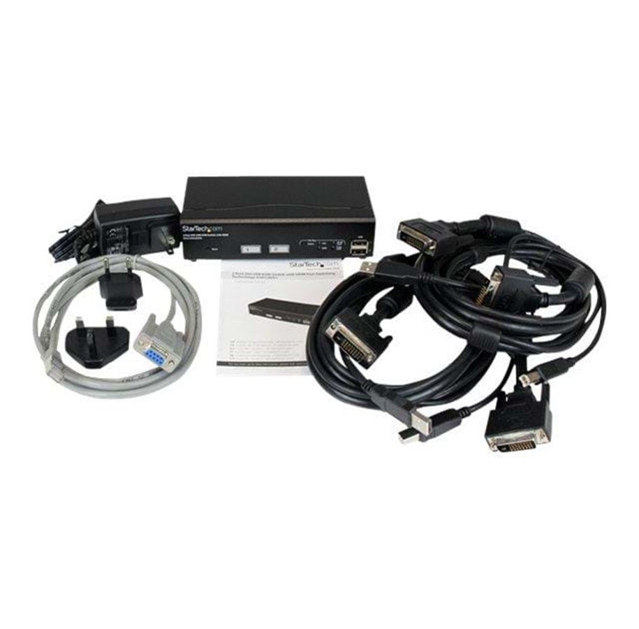 KVM switch - StarTech.com 2 Port USB DVI KVM Switch with DDM Fast - SV231DVIUDDM