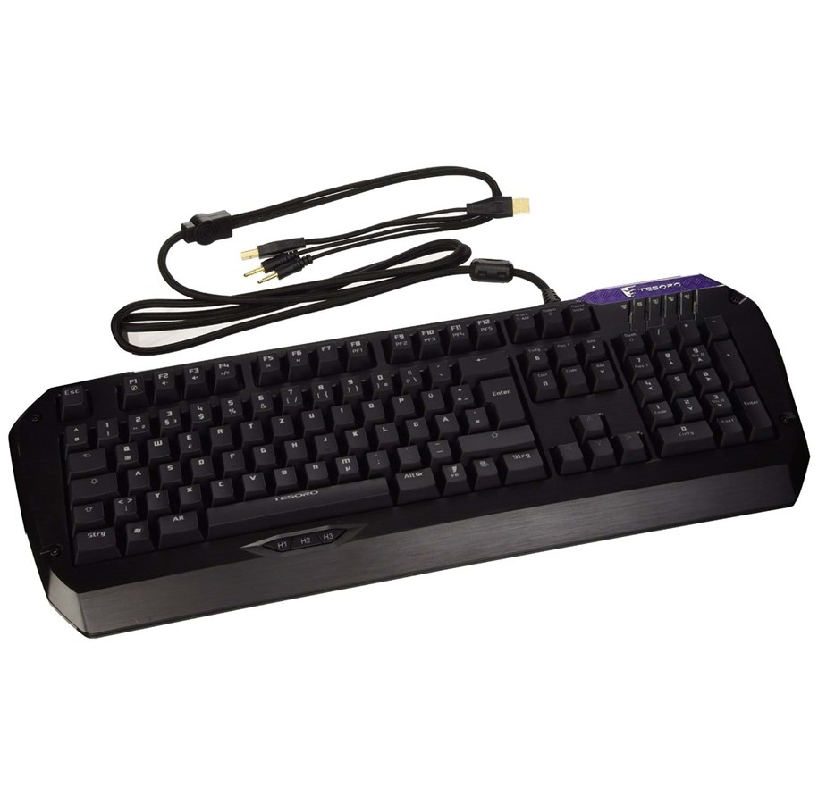 Tangentbord - Tesoro Colada Evil G3NL Black MX Switch - Gaming Tangentbord - Nordisk - Svart - TESORO-G3NL (B) BK-ND