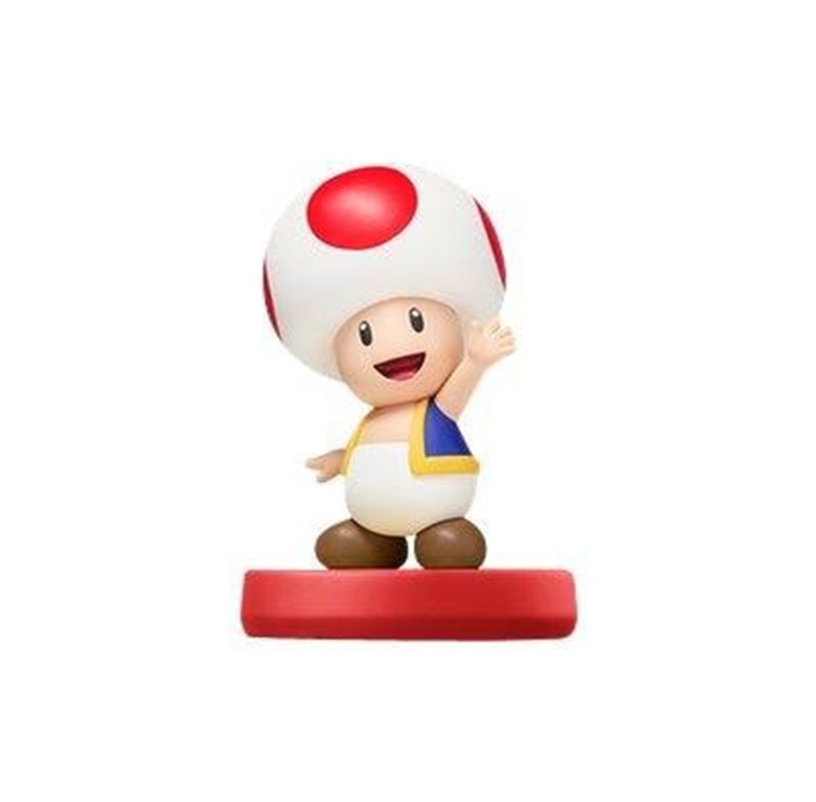 Spel Tillbehör - Nintendo Amiibo Toad (Super Mario Collection) - 0045496352813