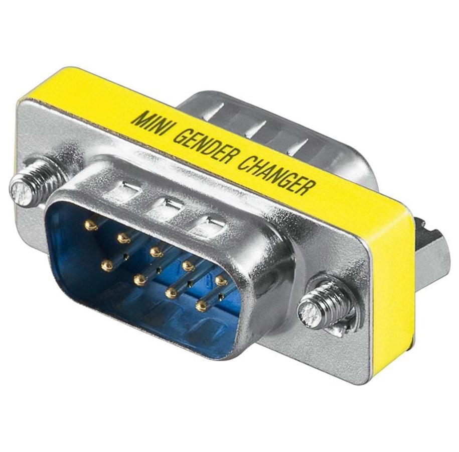 Parallel-seriel-kabel - Pro Gender Changer Seriel RS232 9P (M/M) - 4040849503009