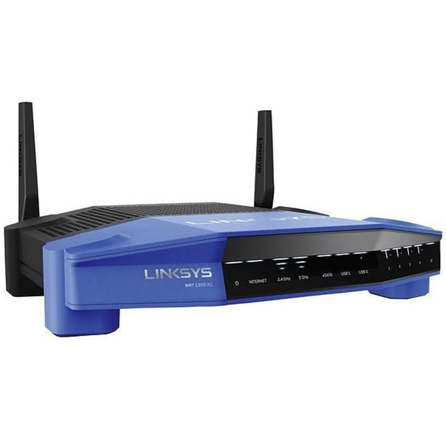 Nätverk - Router - Linksys WRT1200AC - AC1200 - Wireless router Wi-Fi 5 - WRT1200AC-EU