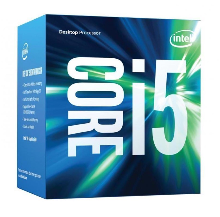 CPU - Intel Core i5-6400 Skylake CPU - 4 kärnor - 2.7 GHz - Intel LGA1151 - Intel Boxed (med kylare) - BX80662I56400