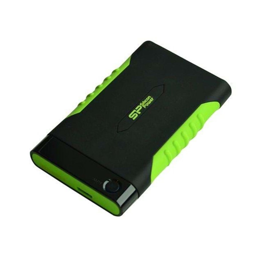 Hårddisk - extern - Silicon Power Armor A15 Green - Extern Hårddisk - 1TB - Svart - SP010TBPHDA15S3K