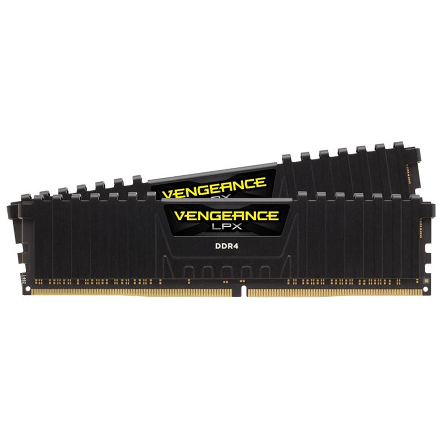 RAM - Corsair Vengeance LPX DDR4-3000 - 16GB - CL15 - Dual Channel (2 pcs) - Intel XMP - Svart - CMK16GX4M2B3000C15