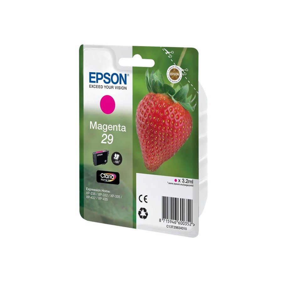 Skrivartillbehör-bläck-toner - Epson 29 - Magenta Ink - C13T29834010