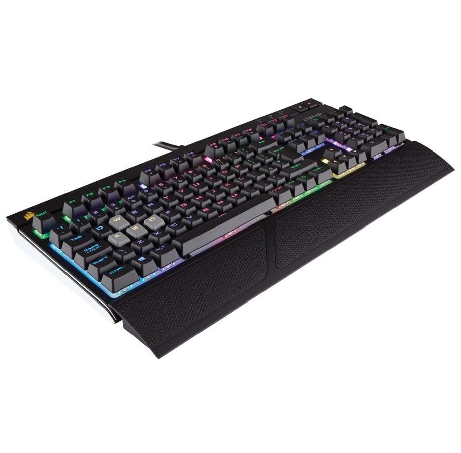 Tangentbord - Corsair Gaming STRAFE RGB MX Silent - ND - Gaming Tangentbord - Nordisk - Svart - CH-9000121-ND
