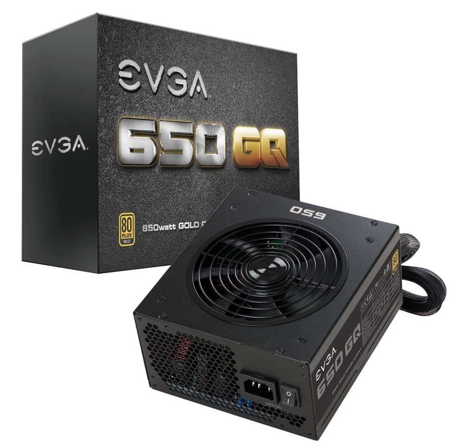 Strömförsörjning - EVGA SuperNOVA 650 GQ Strömförsörjning - 650 Watt - 135 mm - ATX - 80 Plus Gold certificate - 210-GQ-0650-V2