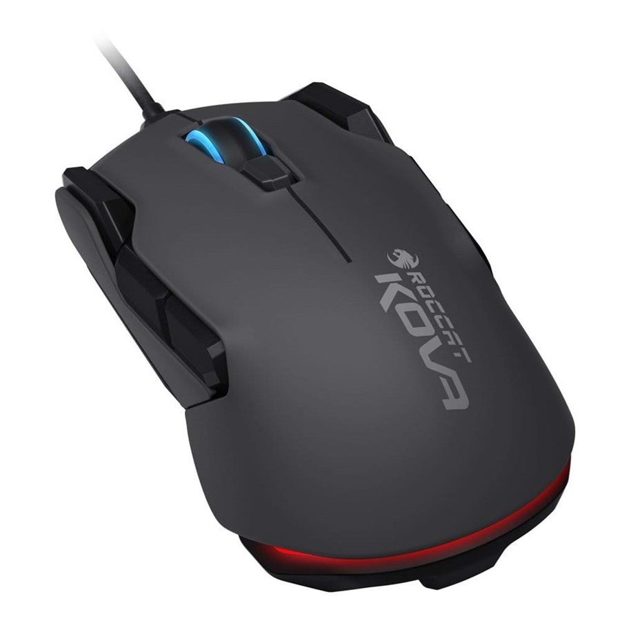Mus - ROCCAT KOVA - mus - USB - Gamingmus - Optic - 12 knappar - Svart med RGB ljus - ROC-11-502