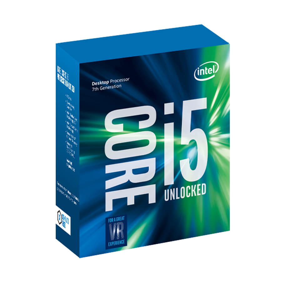 CPU - Intel Core i5-7600K Kaby Lake CPU - 4 kärnor - 3.8 GHz - Intel LGA1151 - Intel Boxed (med kylare) - BX80677I57600K