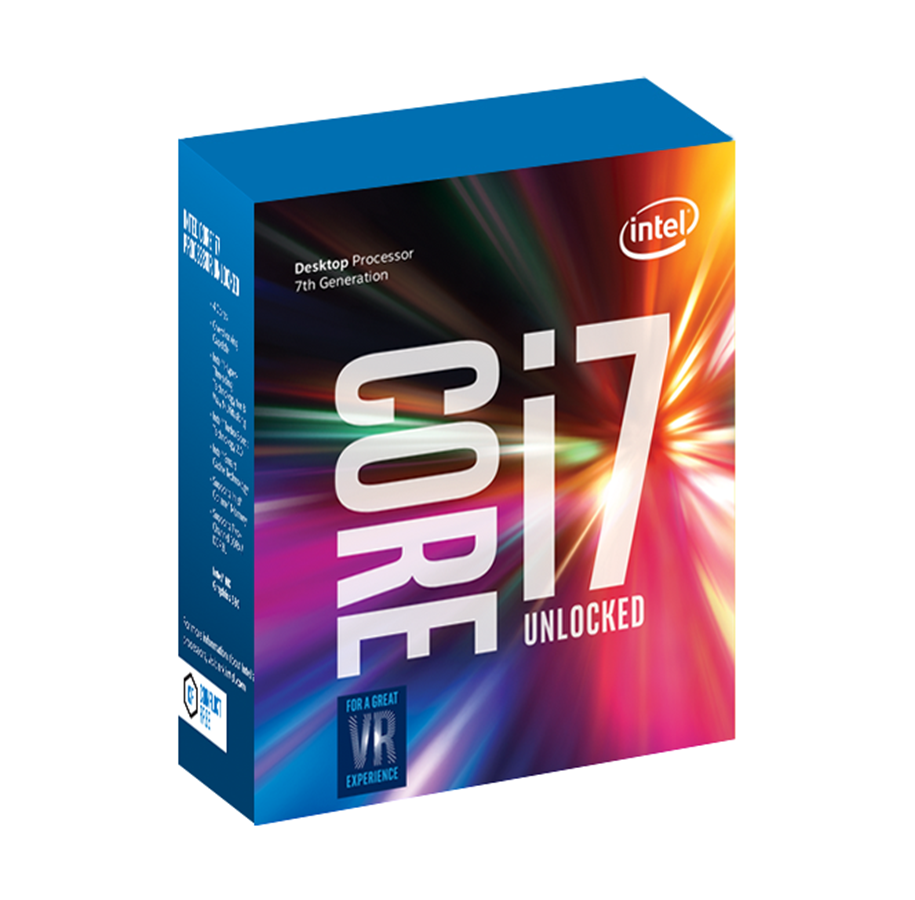CPU - Intel Core i7-7700K Kaby Lake CPU - 4 kärnor - 4.2 GHz - Intel LGA1151 - Intel Boxed (med kylare) - BX80677I77700K